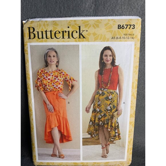Butterick Misses Skirt Sewing Pattern sz 6 8 10 12 14 B6773 - uncut - Picture 1 of 4